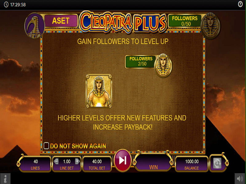 Cleopatra Plus Slot 1