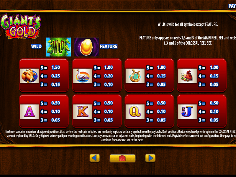 Giant's Gold Slot 1