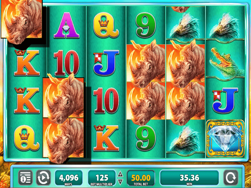 Raging Rhino Slot 4