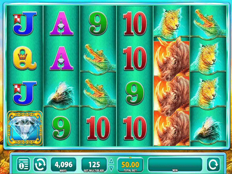 Raging Rhino Slot 5