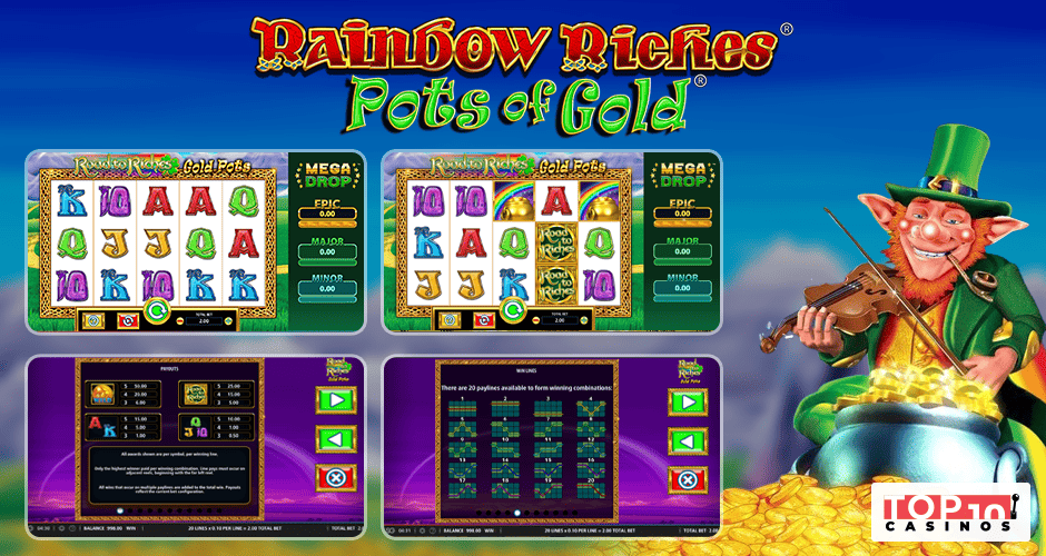 Rainbow Riches Pots of Gold