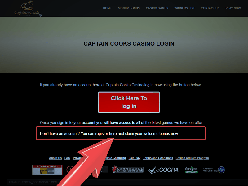 Visit the Casino Website