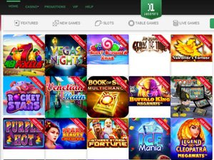 11-Jackpots software screenshot