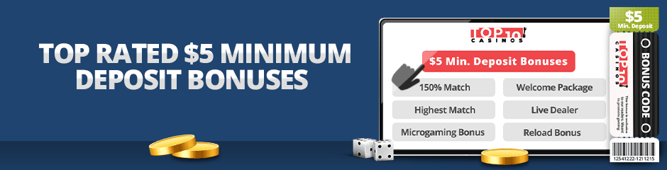 minimum deposit bonuses