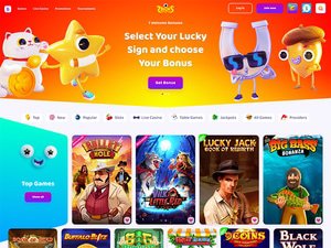 7Signs Casino website screenshot