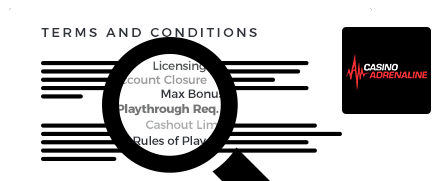 adrenaline casino terms and conditions