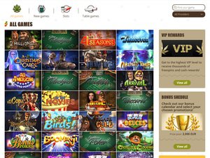 Bob Casino software screenshot