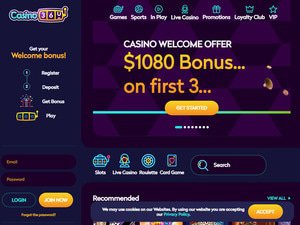 Casino360 website screenshot