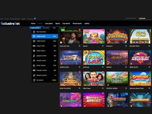 ExclusiveBet software screenshot