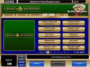 Grand Mondial Casino software screenshot