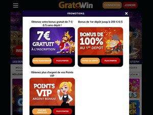 Gratowin Casino software screenshot