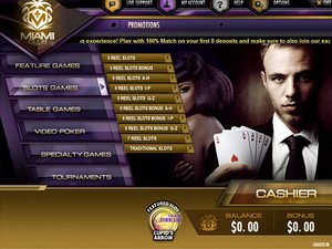 Miami Club software screenshot