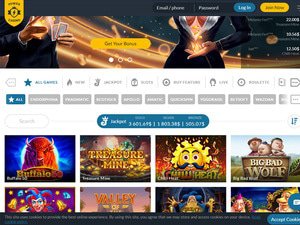 Power Casino website screenshot