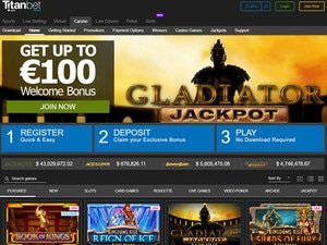 TitanBet website screenshot