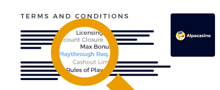 Alpa Casino Terms