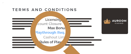 AuroomBet Casino Terms