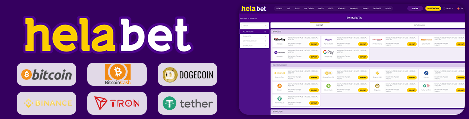 Helabet Casino banking