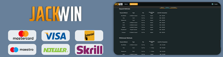 Jack Win Casino banking