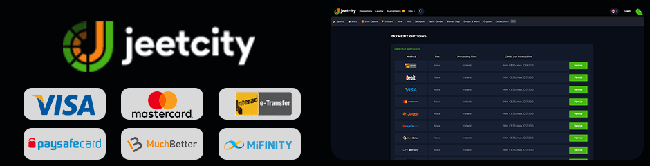 Jeetcity Casino banking