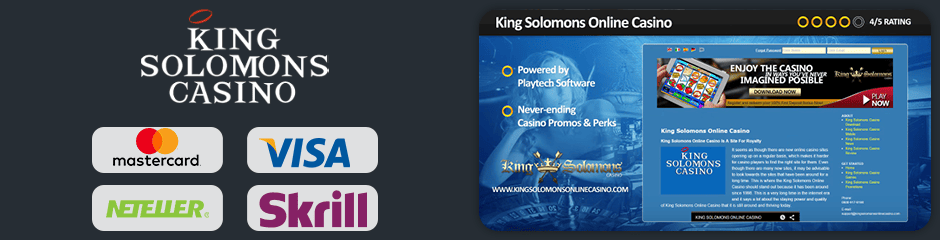 King Solomons Casino banking