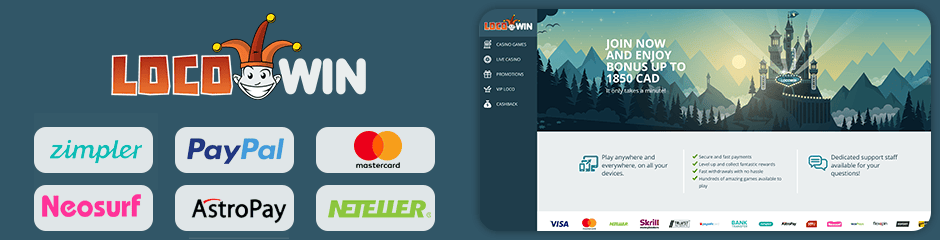 Locowin Casino banking