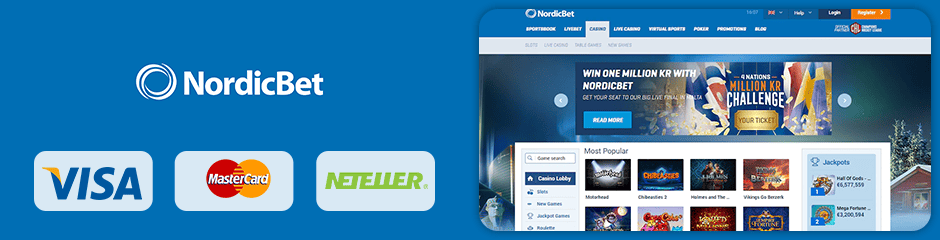 NordicBet Casino banking