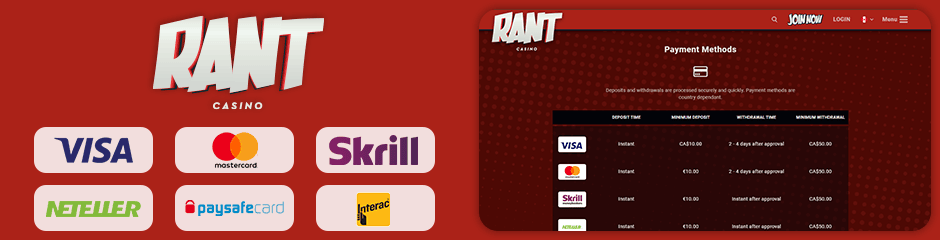 Rant Casino banking