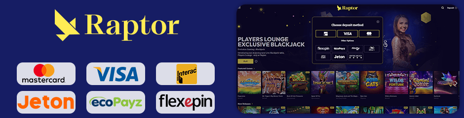 Raptor Casino banking