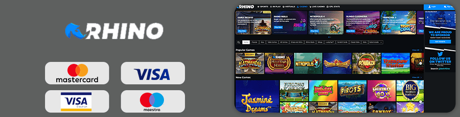 Rhino Casino banking