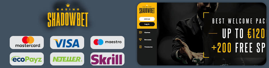 Shadowbet Casino banking