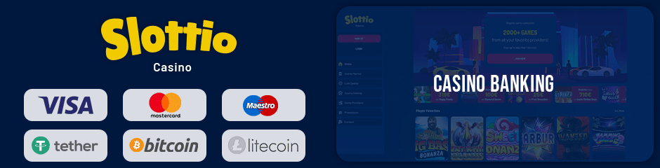 Slottio Casino banking