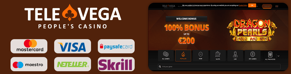 televega casino banking