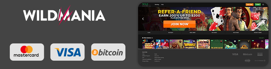 Wildmania Casino banking