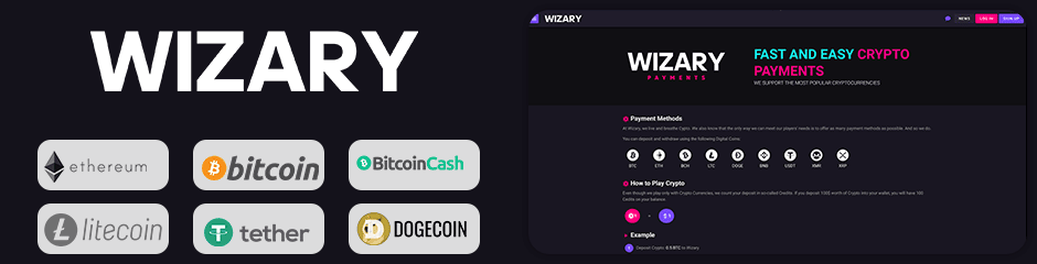 Wizary Casino banking