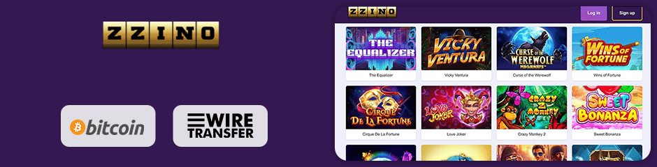 Zzino Casino banking