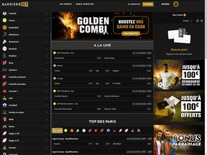 BarriereBet Casino website screenshot