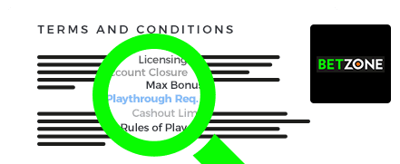 Bet Zone Casino Terms