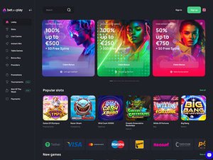 BetandPlay Casino website screenshot