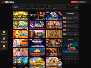 BetChan Casino software screenshot