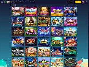 BetCoco Casino software screenshot