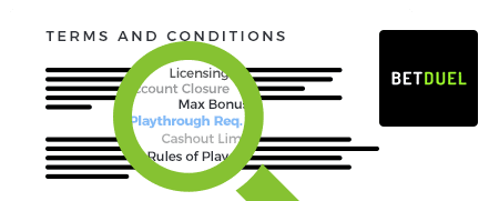 BetDuel Casino Terms