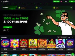 BillyBillion Casino website screenshot