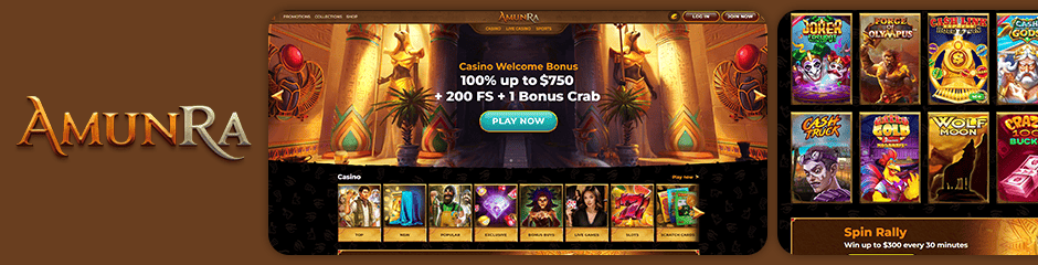 amun ra casino bonus