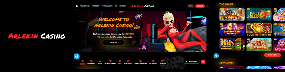 Arlekin Casino Bonus