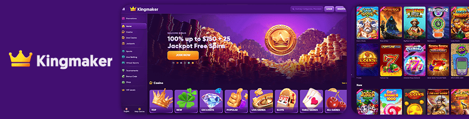 kingmaker casino bonus