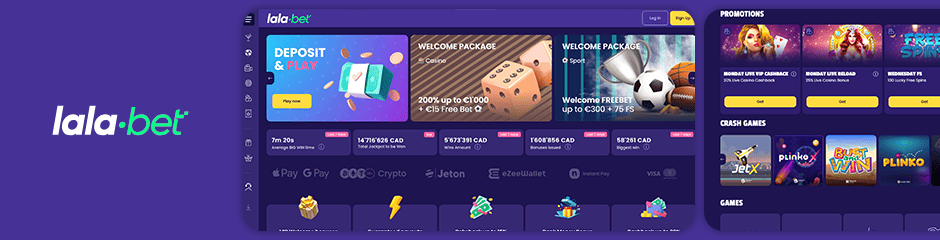 lala bet casino bonus