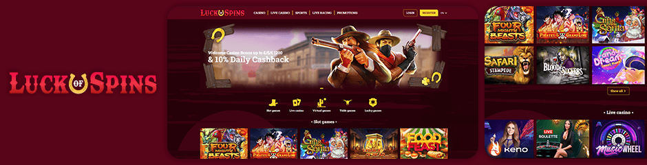 Luck of Spins Casino Bonuses