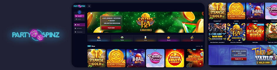 partyspinz casino bonus