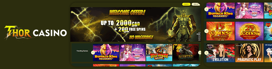 thor casino bonus