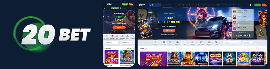 20Bet Casino Bonuses